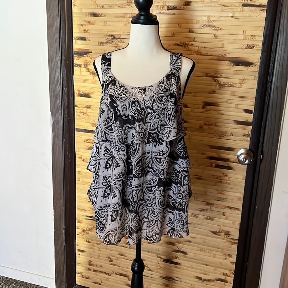 Lane Bryant ruffle top.